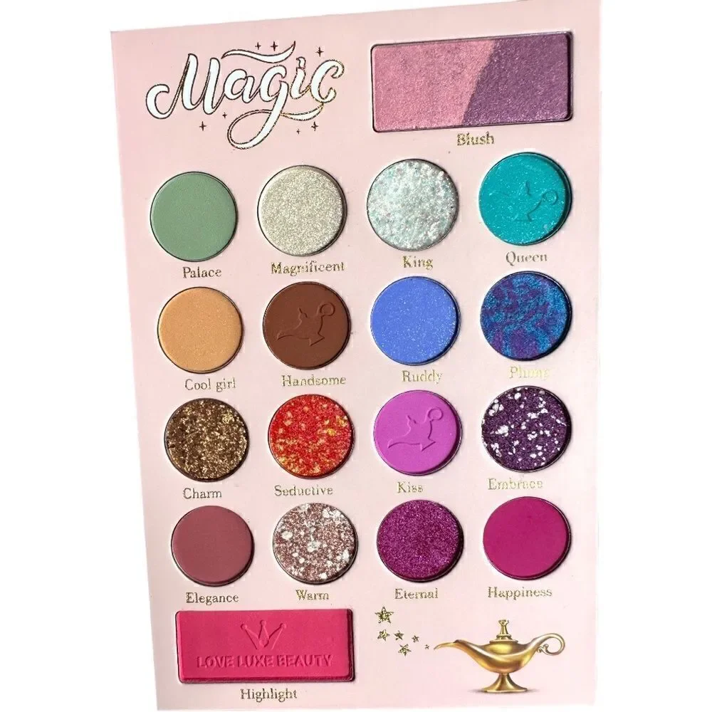 NWT PALETTE Jasmine The Princess Set Aladdin Love luxe Beauty 16 shad…